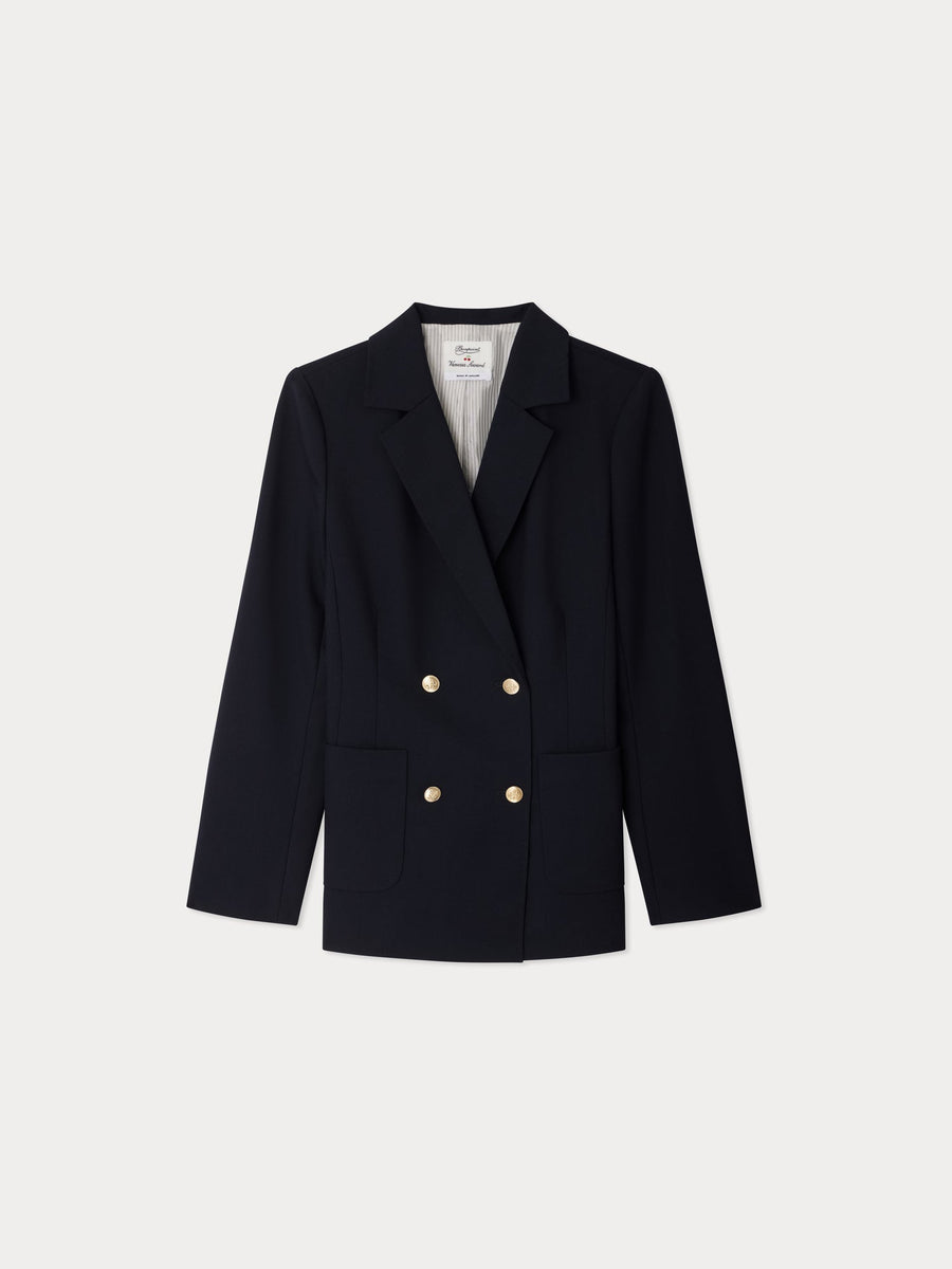 Elevee Coat Jacket - Navy - Posh New York