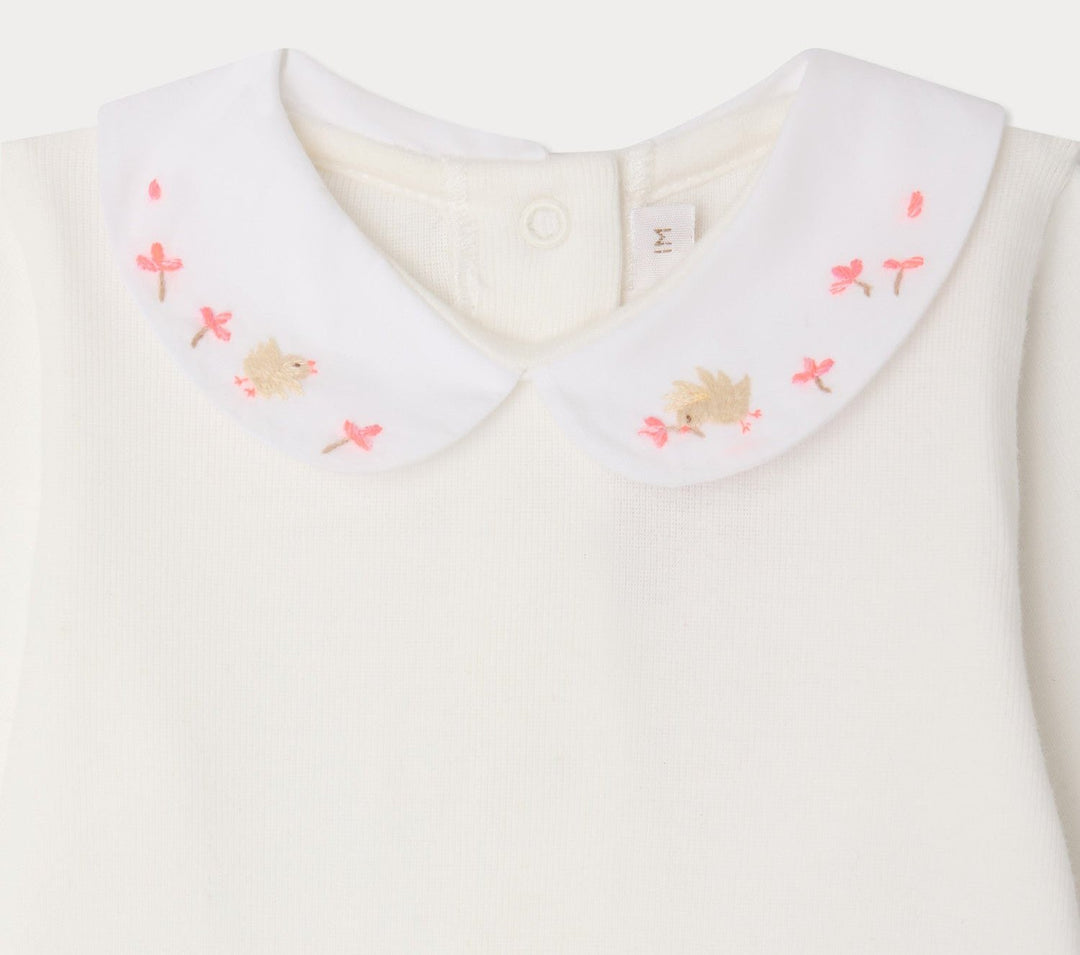 Embroidered - Collar Body - Blanc Lait 002 - Posh New York