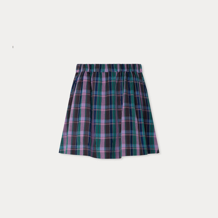Esterina Plaid Skirt - EC Violet 458 - Posh New York