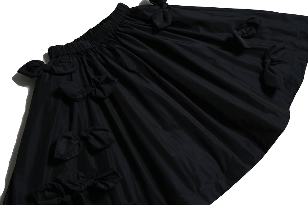Estrella Bow Embellished Skirt - Sapphire - Posh New York
