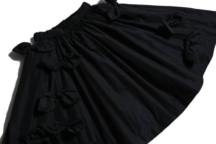 Estrella Bow Embellished Skirt - Sapphire - Posh New York