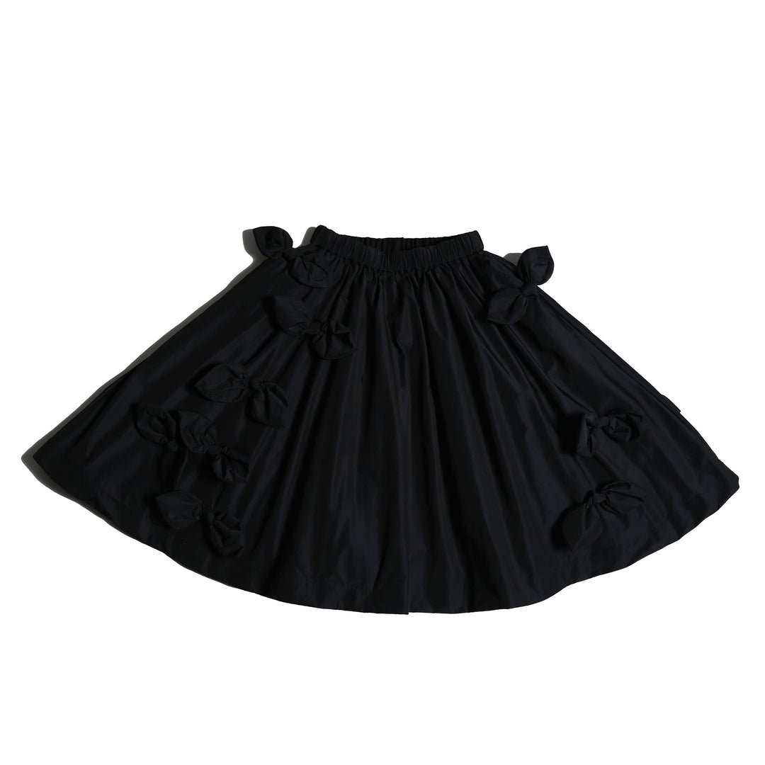 Estrella Bow Embellished Skirt - Sapphire - Posh New York