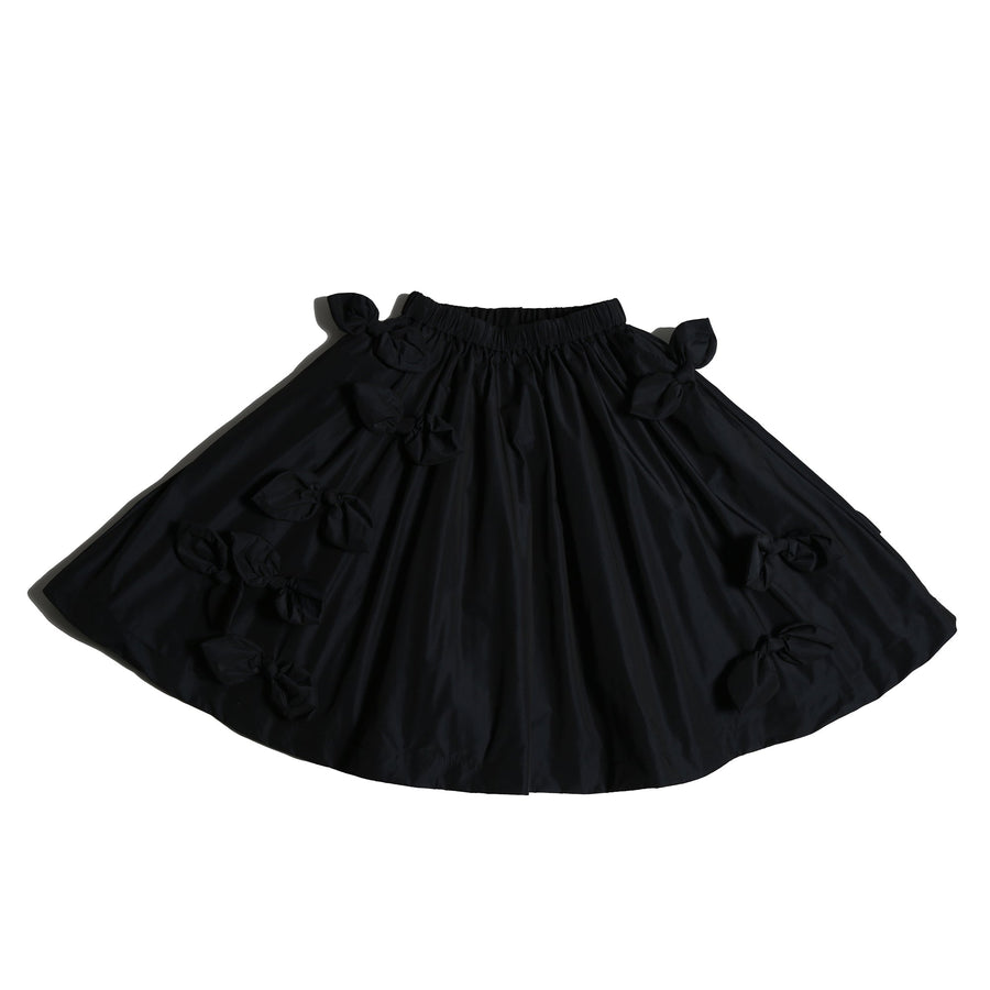 Estrella Bow Embellished Skirt - Sapphire - Posh New York