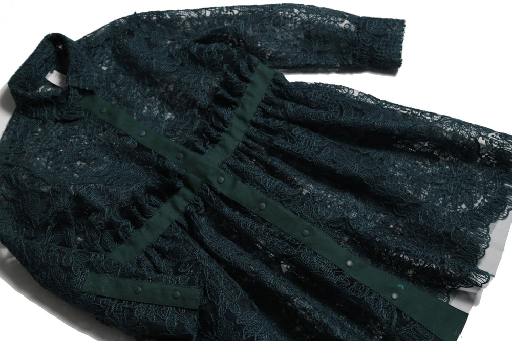 Estrella Ruffled Frock - Cactus - Posh New York