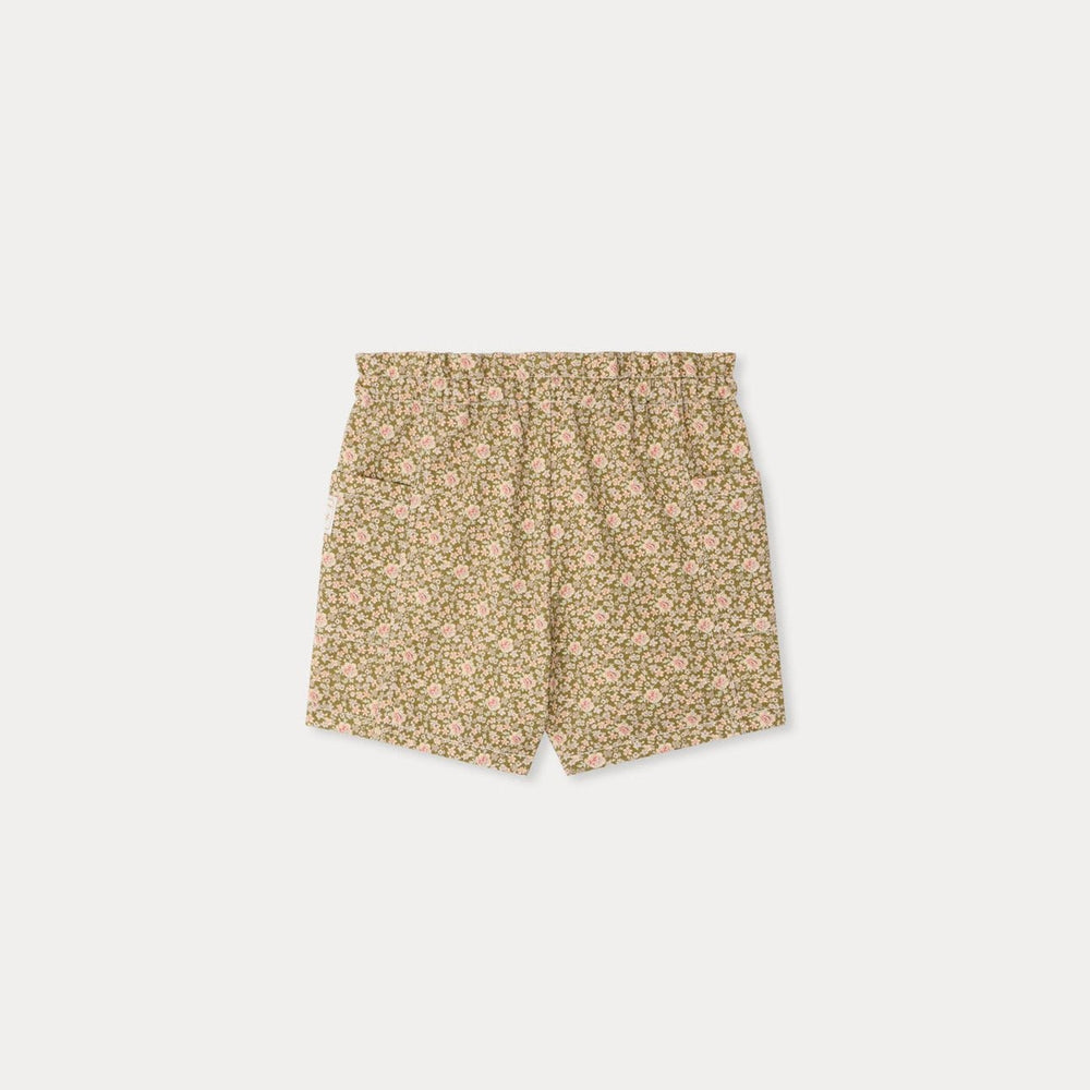 Evera Floral Shorts - Fl Olive 542C - Posh New York