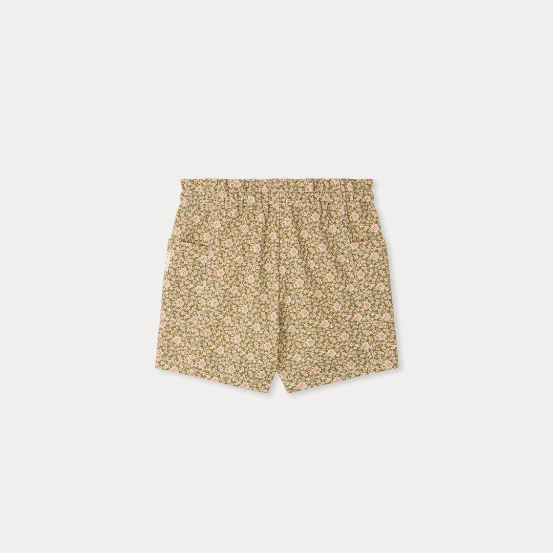 Evera Floral Shorts - Fl Olive 542C - Posh New York