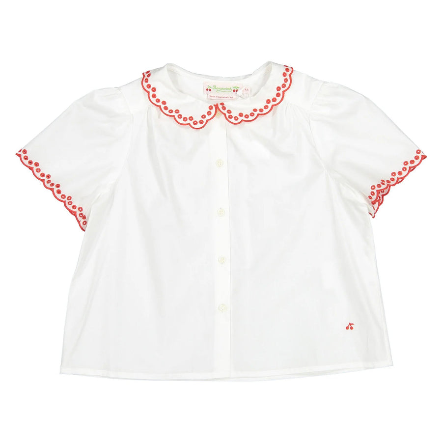 Ezzie Blouse - Off White - Posh New York