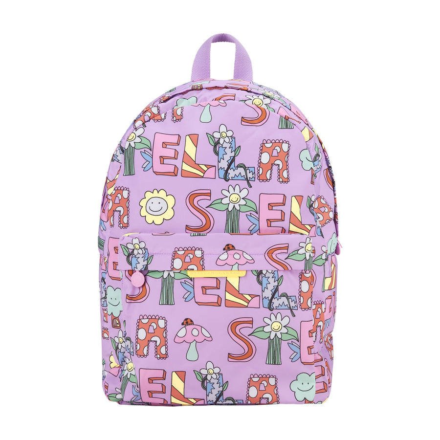 Fairy Stella Lettering Backpack - Purple - Posh New York