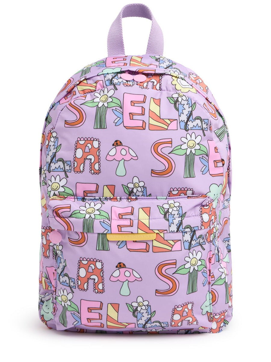 Fairy Stella Lettering Backpack - Purple - Posh New York