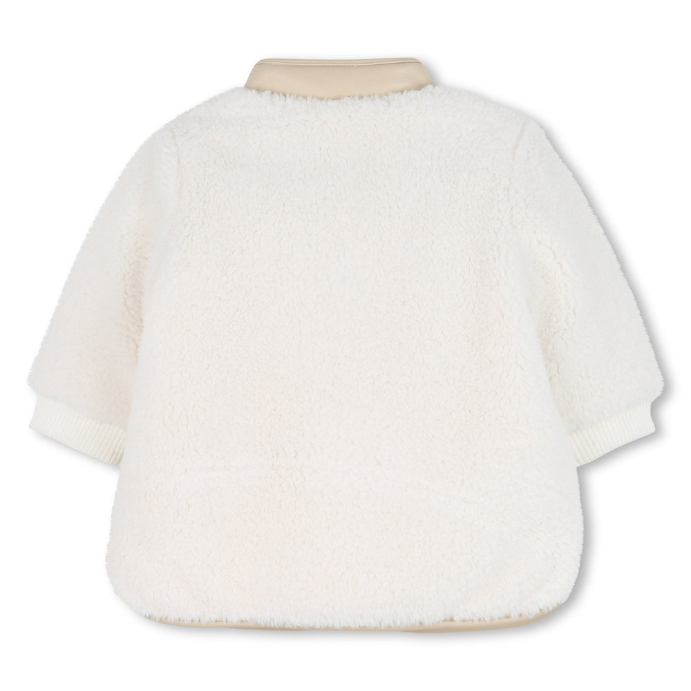 Faux Sherling Coat - Off White - Posh New York