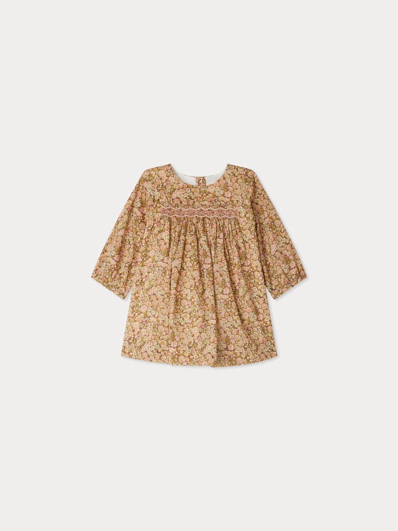 Felicie Dress - Fl Rose Camelia - Posh New York