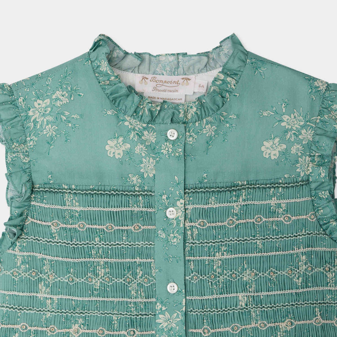 Floral Emeraude Robe - Fl Emeraude 548C - Posh New York