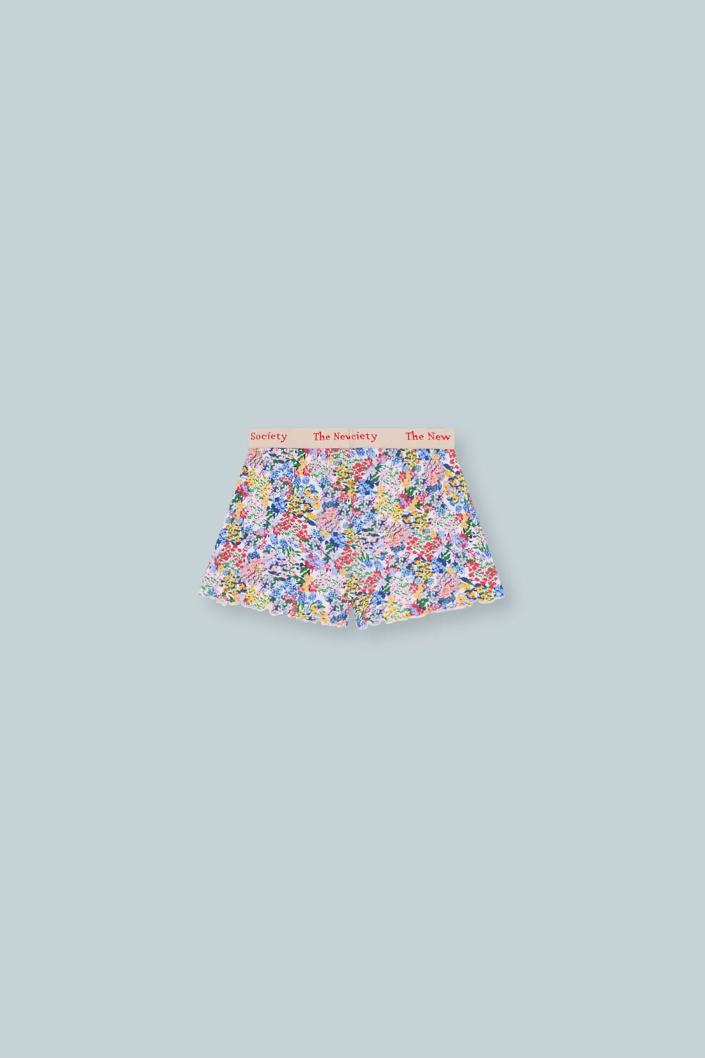 Floral Ribbed Baby Short - Verbena Print - Posh New York