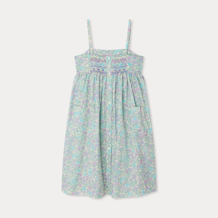 Floral Smock Dress - Parme Clair 556 - Posh New York