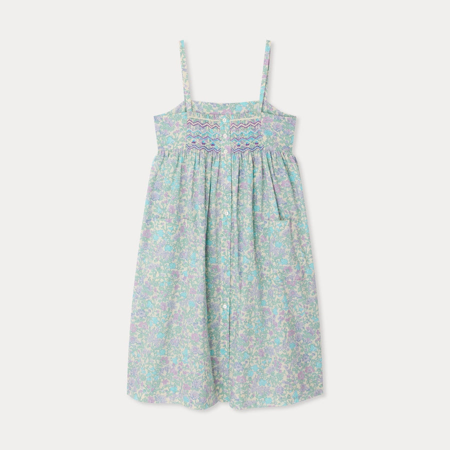 Floral Smock Dress - Parme Clair 556 - Posh New York