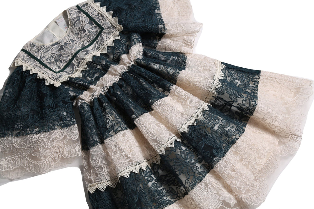 Frida Patchwork Sailor Frock Dress - Cactus Mix - Posh New York