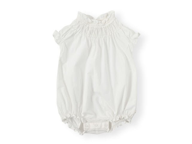 Frill Romper - Ivory - Posh New York