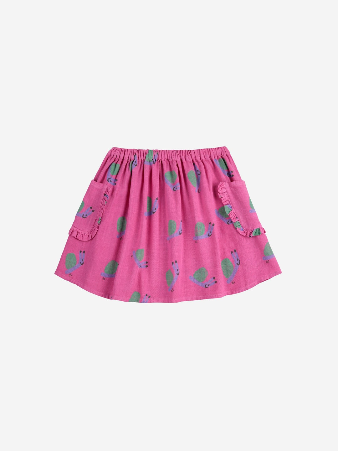 Funny Snail Woven Skirt - Fuchsia - Posh New York