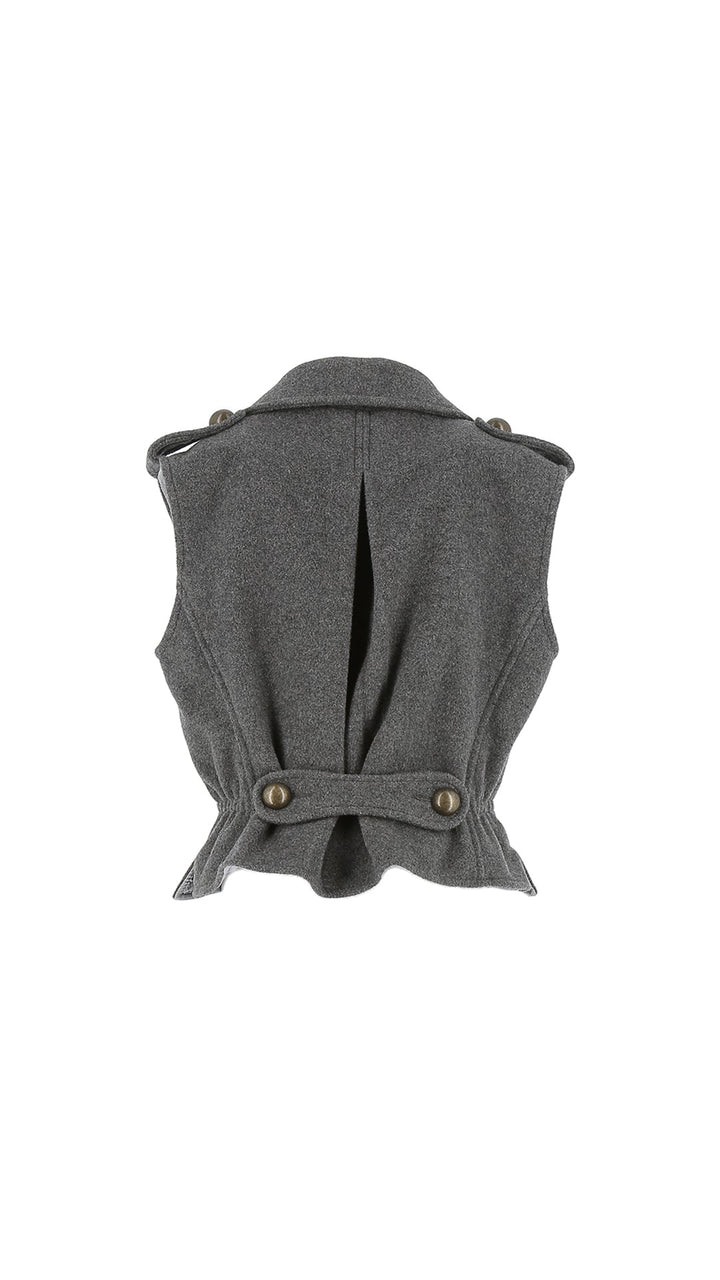 Gilet - Dark Grey - Posh New York