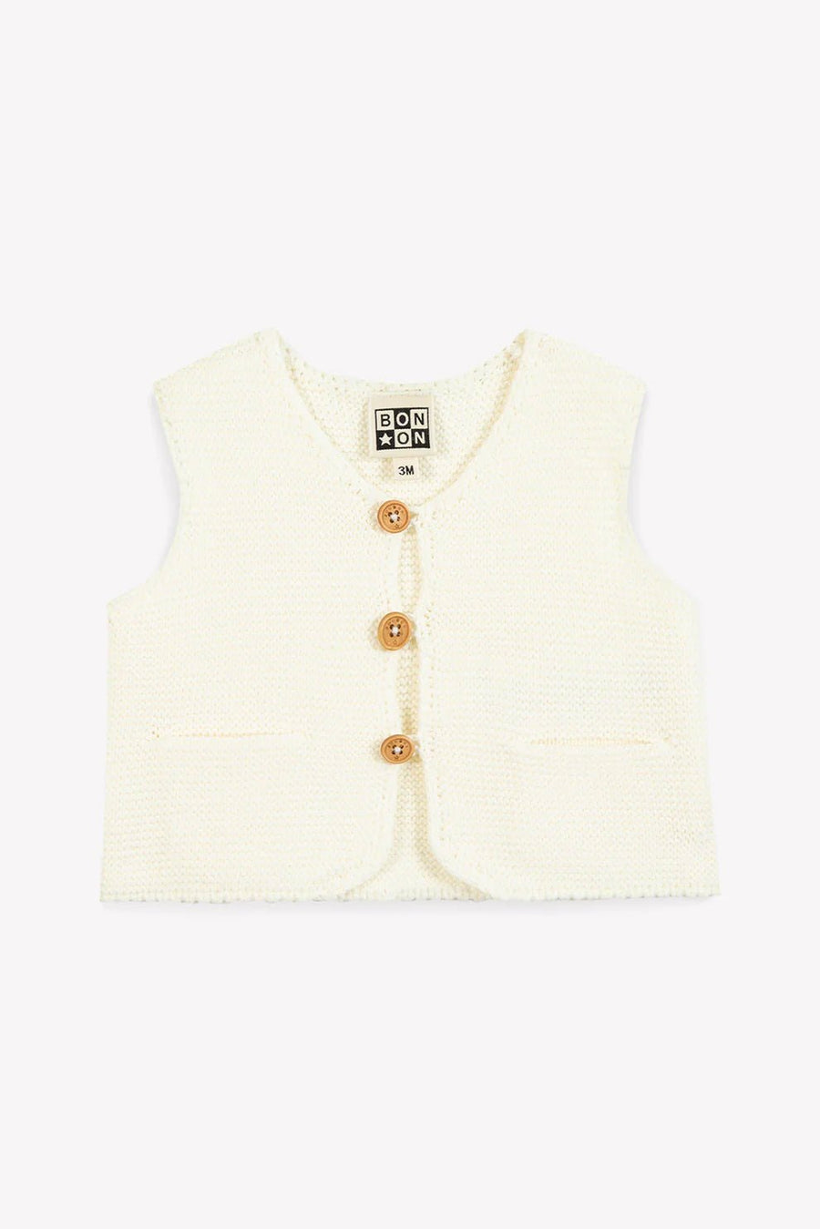 Gilet Leon - Ecru Bonton - Posh New York