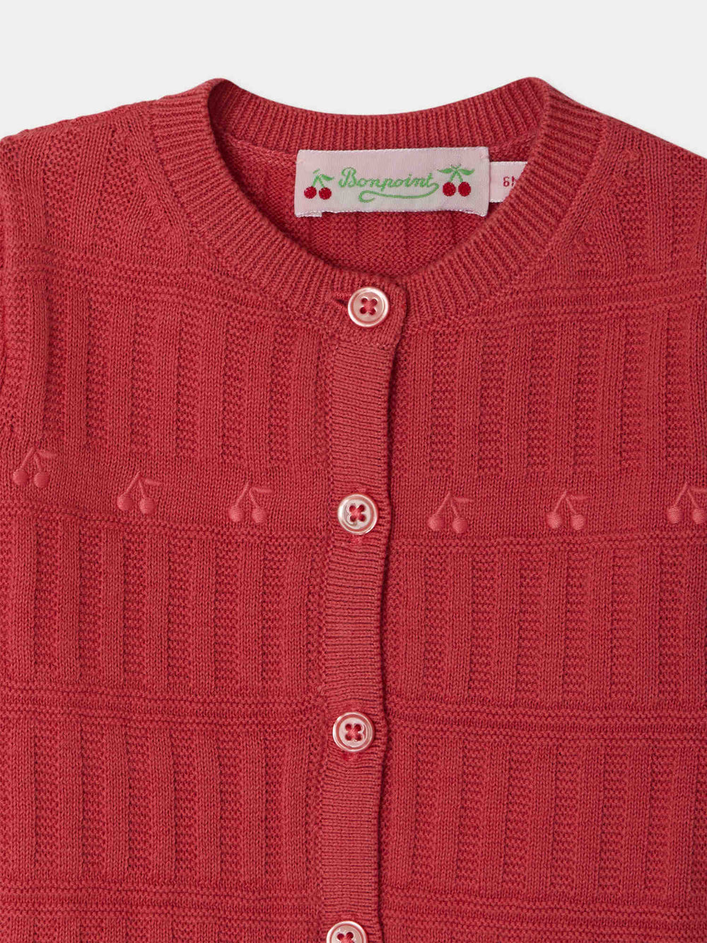 Giovina Red Cardigan With Cherries - Figue 053A - Posh New York