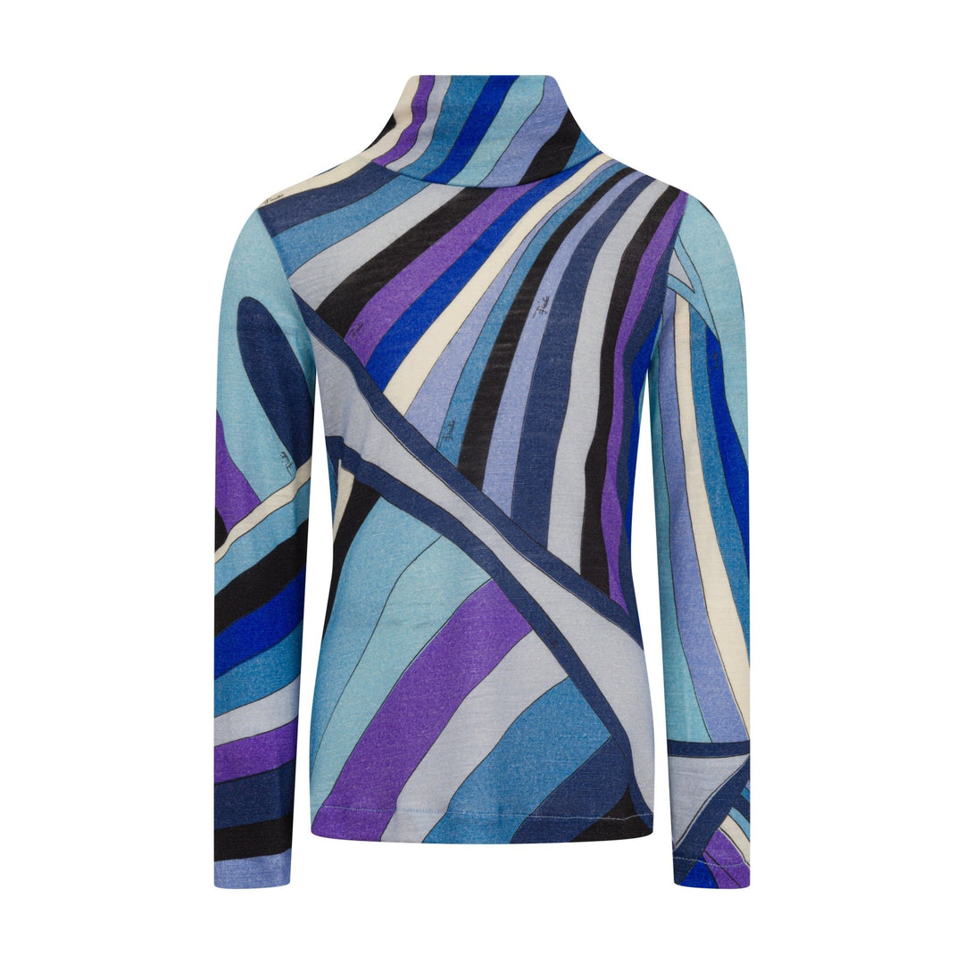 Girl AOP LS T-Shirt - Blue - Posh New York