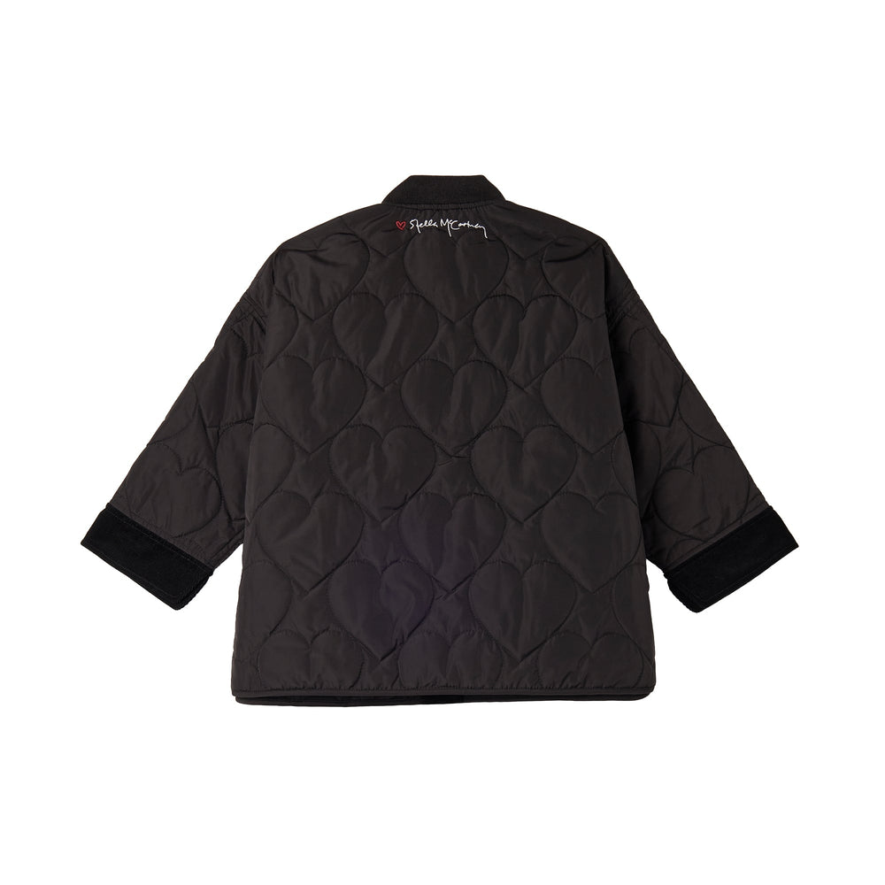 Girl Jacket with Stella Signature Embro - Black - Posh New York