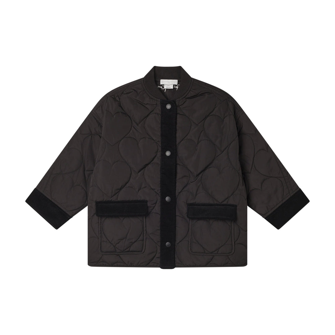 Girl Jacket with Stella Signature Embro - Black - Posh New York