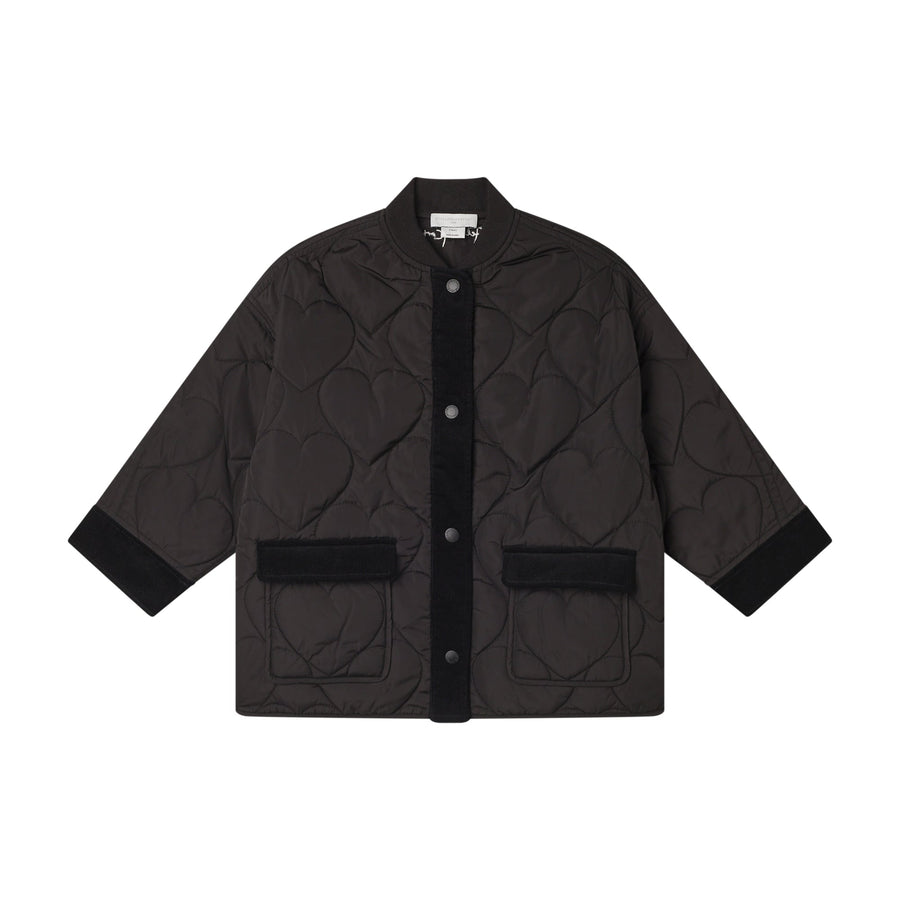 Girl Jacket with Stella Signature Embro - Black - Posh New York