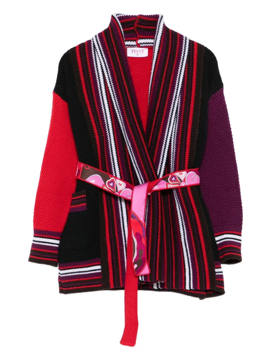Girl Knit Cardigan - Red - Posh New York