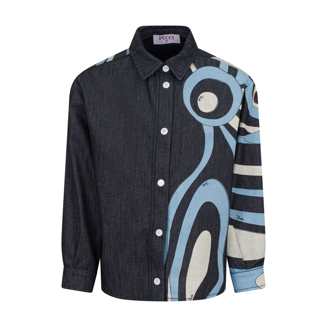 Girl LS Shirt - Navy - Posh New York
