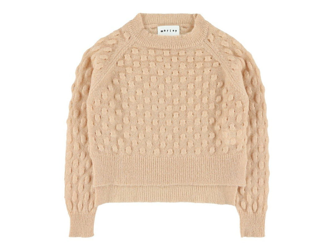 Girls Cropped Cardigan - Blush - Posh New York