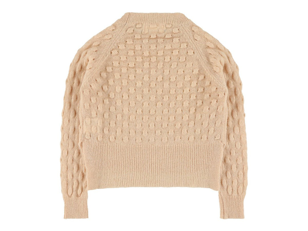 Girls Cropped Cardigan - Blush - Posh New York