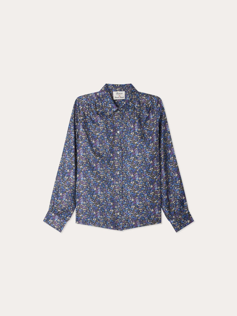 Glenda Shirt - Fl Encre - Posh New York