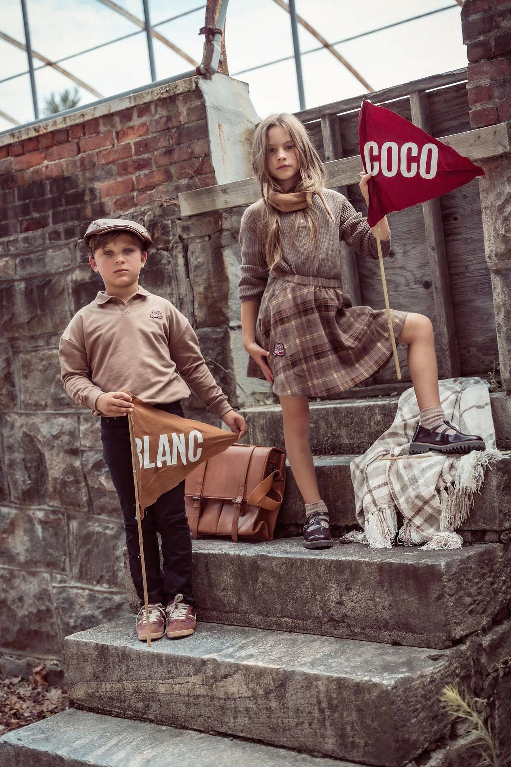 Graphic Polo Sweater - Taupe - Posh New York