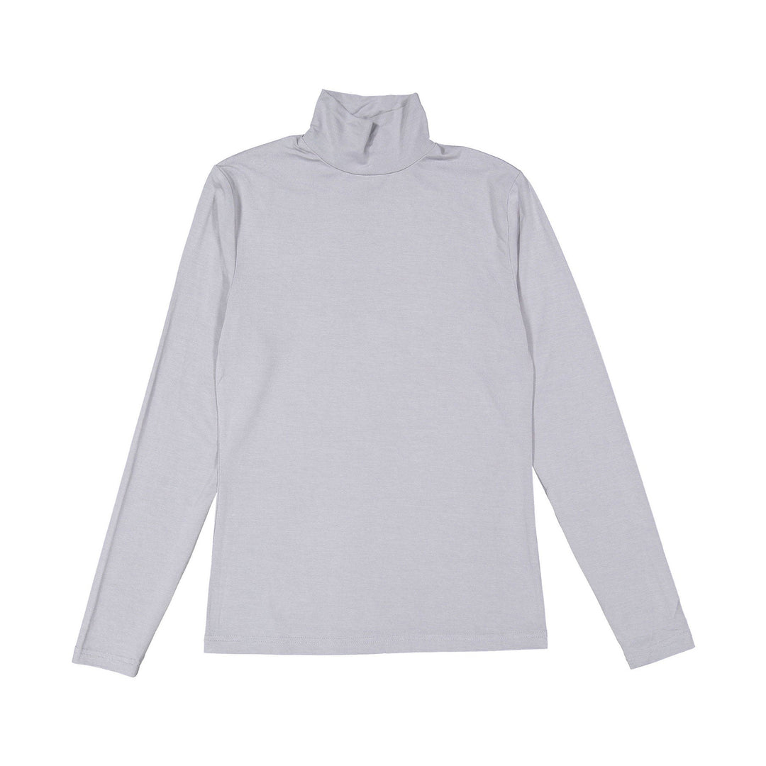 Grayish Blue Turleneck - Blue - Posh New York