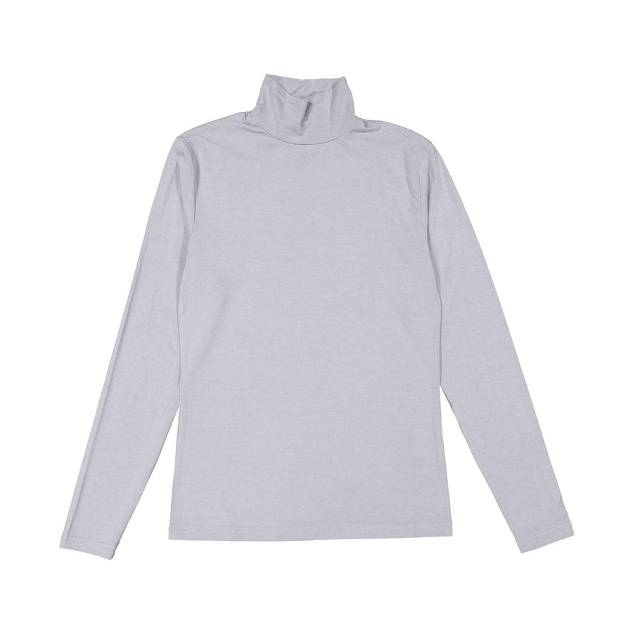 Grayish Blue Turleneck - Blue - Posh New York