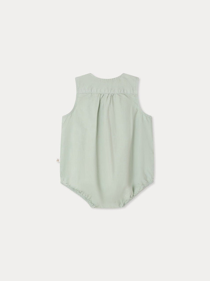 Green Romper - Vert Celadon 041C - Posh New York