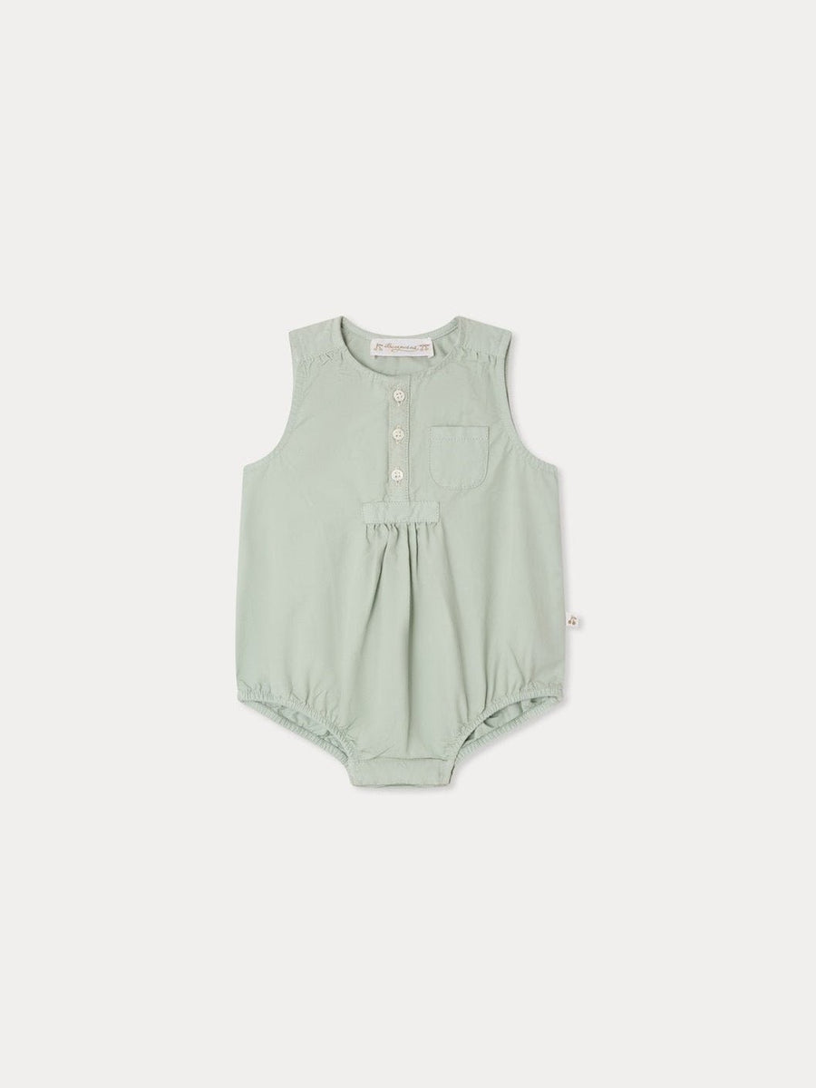 Green Romper - Vert Celadon 041C - Posh New York