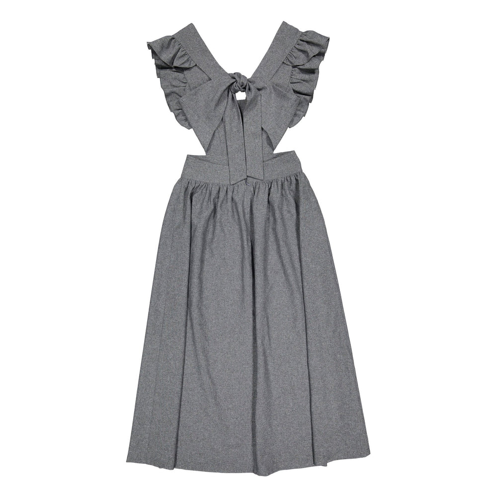 Grey Ruffle Sleeve Jumper - Grey - Posh New York