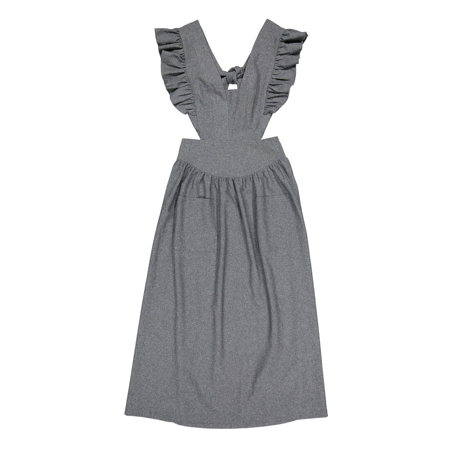 Grey Ruffle Sleeve Jumper - Grey - Posh New York