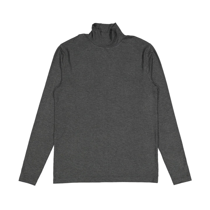 Grey Solid Turtleneck - Grey - Posh New York