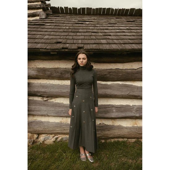 Grey Solid Turtleneck - Grey - Posh New York