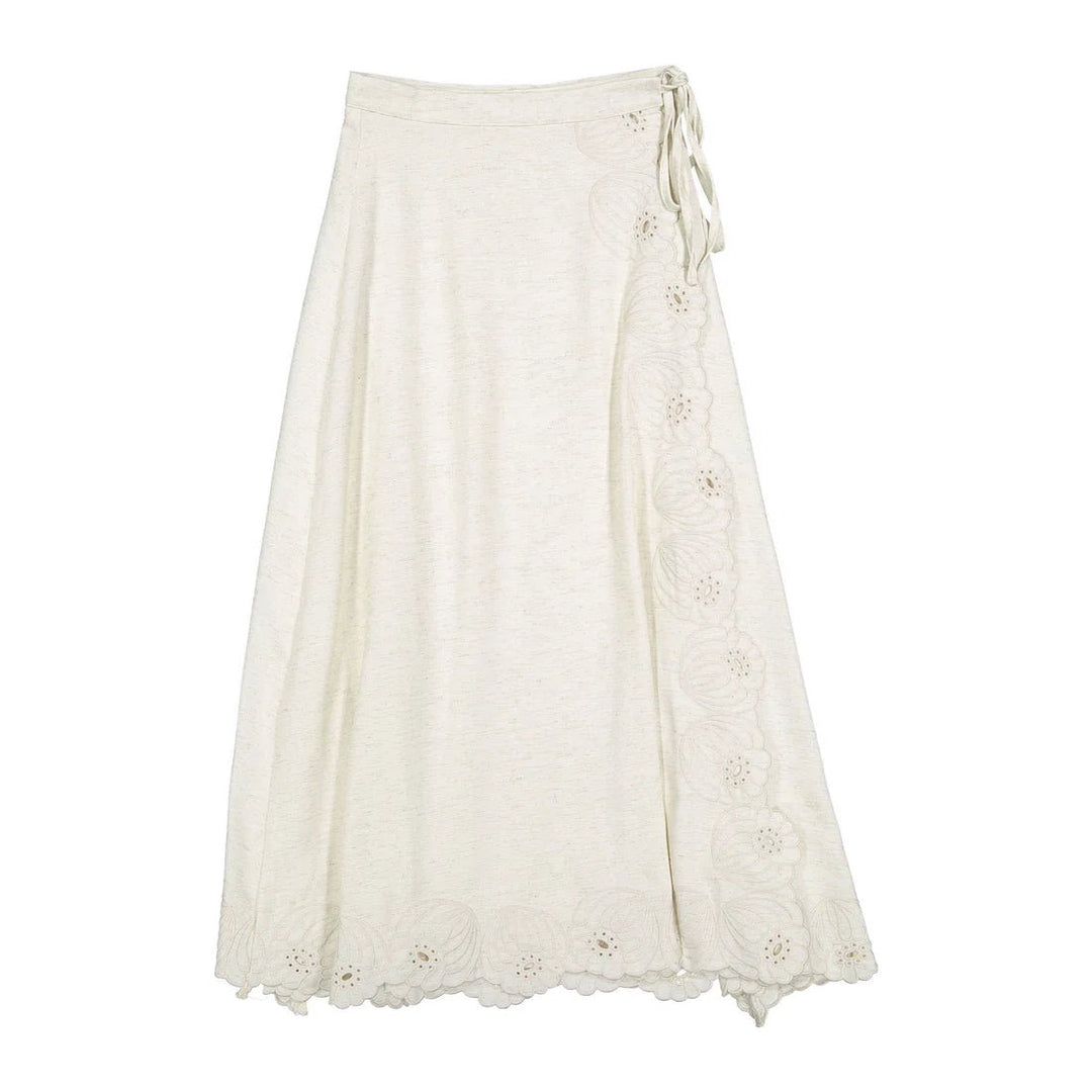 Hemp Color Skirt - Hemp - Posh New York