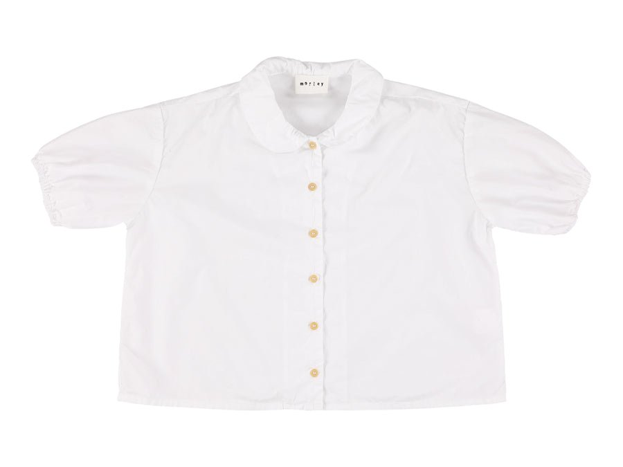 Ice Green Tafetta Shirt - White - Posh New York