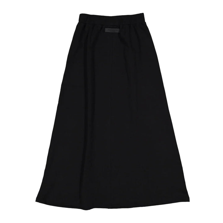 Jet Black Buckle Sweatshirt Skirt - Black - Posh New York