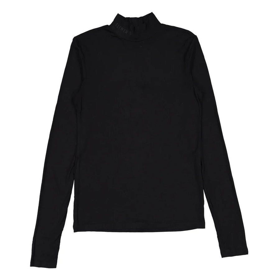 Jet Black Turtleneck - Black - Posh New York