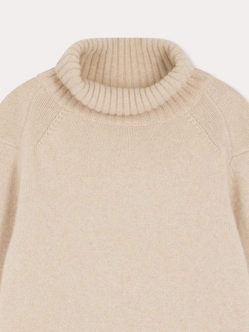 Jillah Cashmere Sweater - Beige - Posh New York