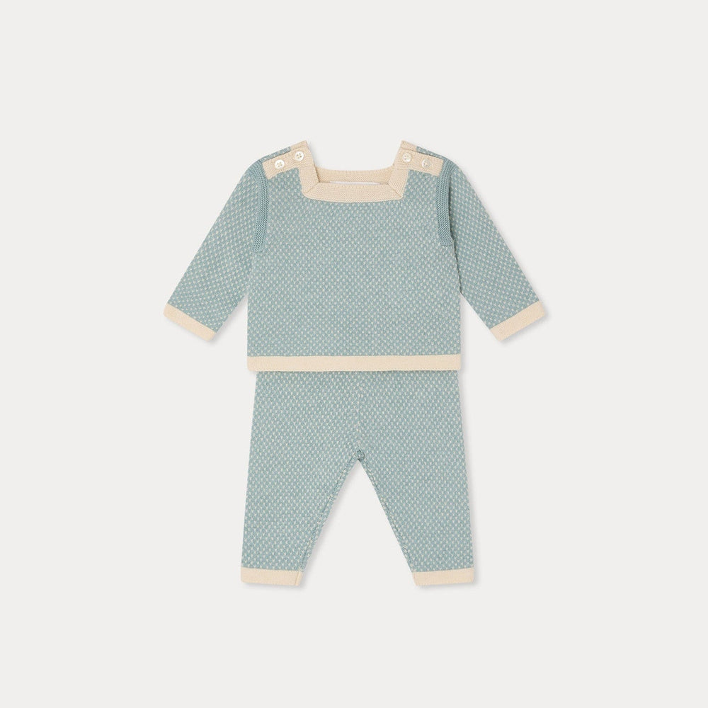 Joe Blue Knit Set - Bleu Moyen 915A - Posh New York