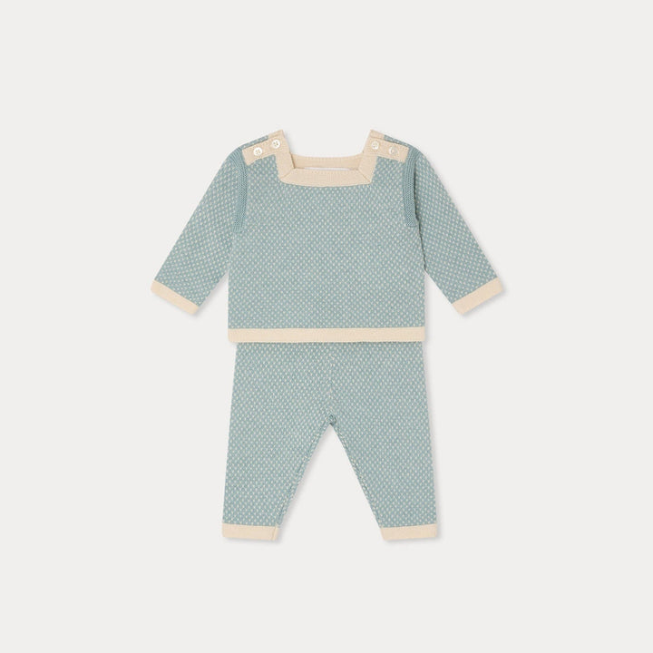 Joe Blue Knit Set - Bleu Moyen 915A - Posh New York